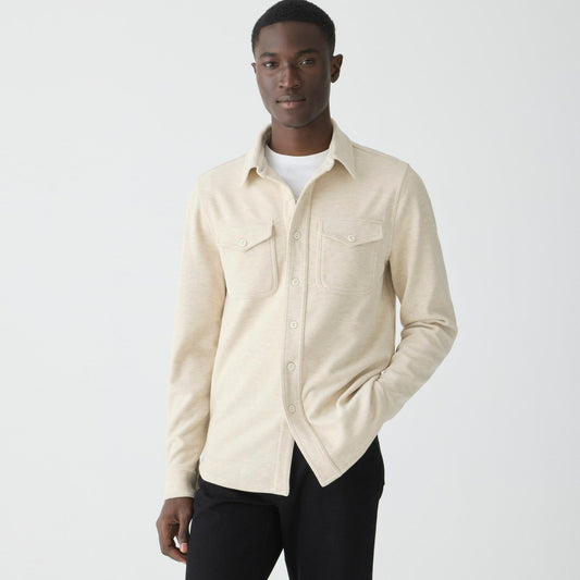 Men Seaboard soft-knit shirt - J.Crew