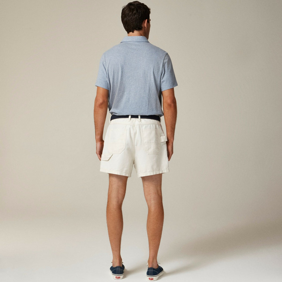Men Sueded cotton polo shirt - J.Crew