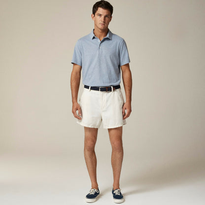 Men Sueded cotton polo shirt - J.Crew