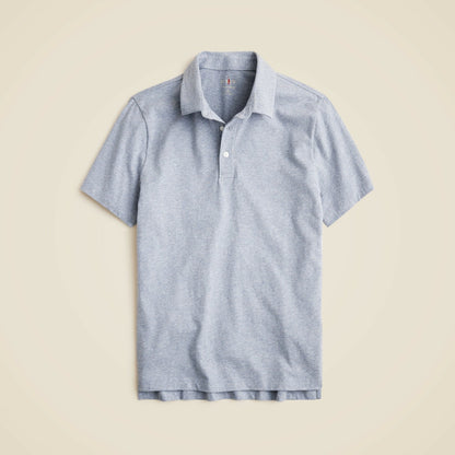Men Sueded cotton polo shirt - J.Crew