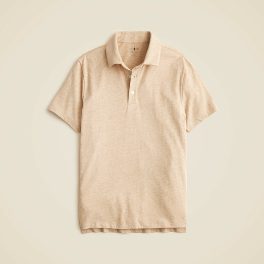 Men Sueded cotton polo shirt - J.Crew