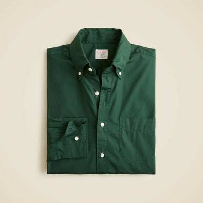 Men Secret Wash cotton poplin shirt - J.Crew