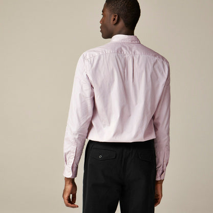 Men Secret Wash cotton poplin shirt - J.Crew
