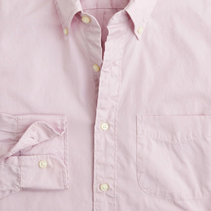Men Secret Wash cotton poplin shirt - J.Crew