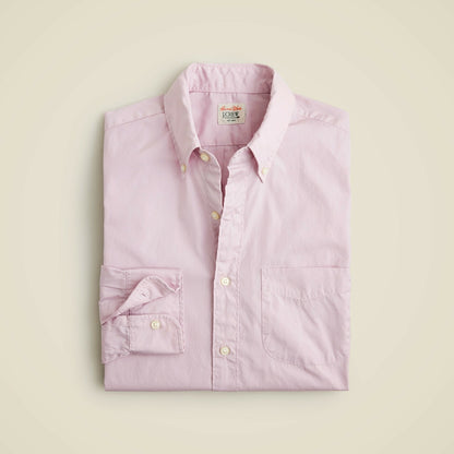 Men Secret Wash cotton poplin shirt - J.Crew