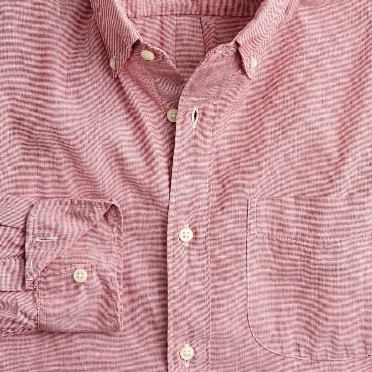 Men Secret Wash cotton poplin shirt - J.Crew