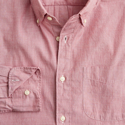 Men Secret Wash cotton poplin shirt - J.Crew