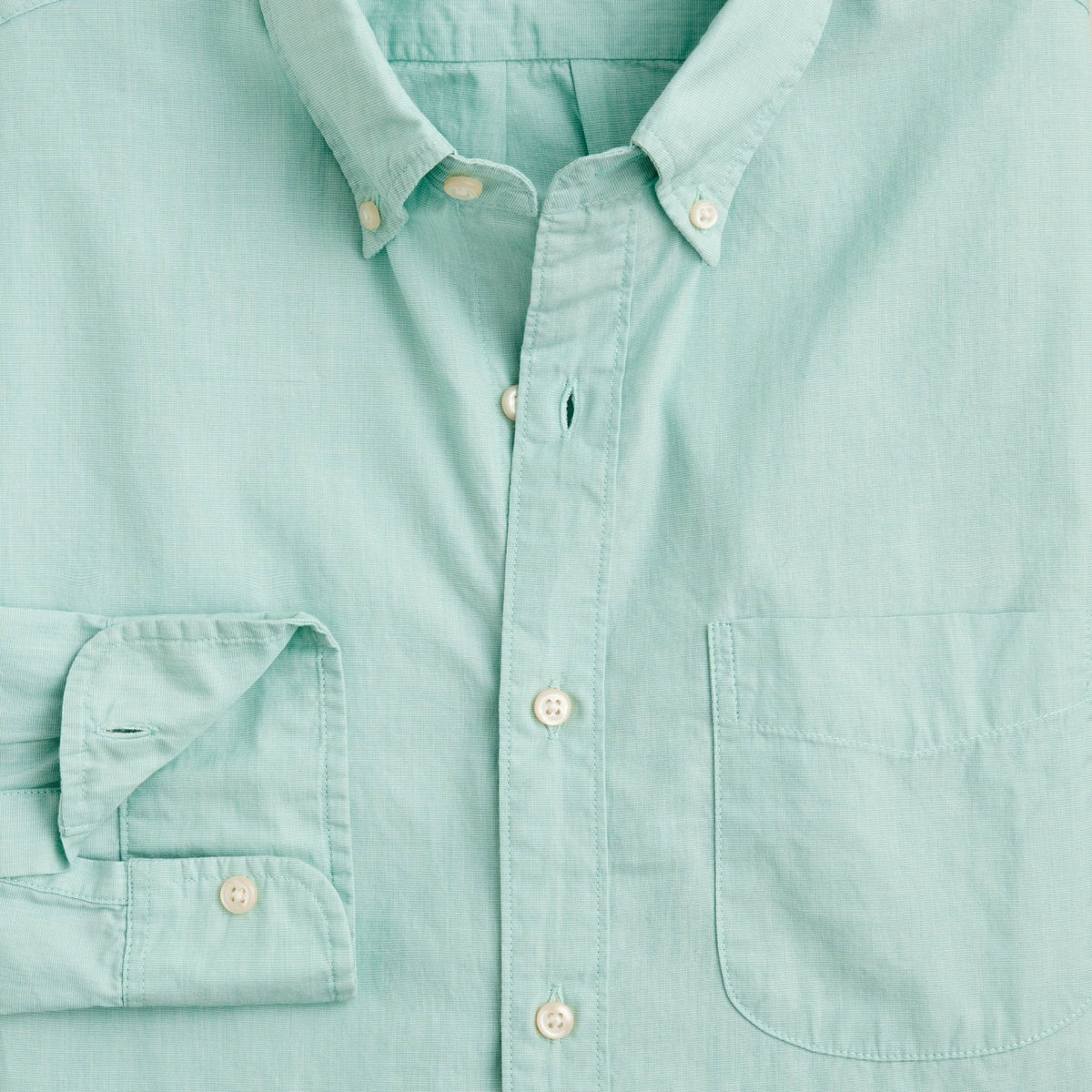 Men Secret Wash cotton poplin shirt - J.Crew