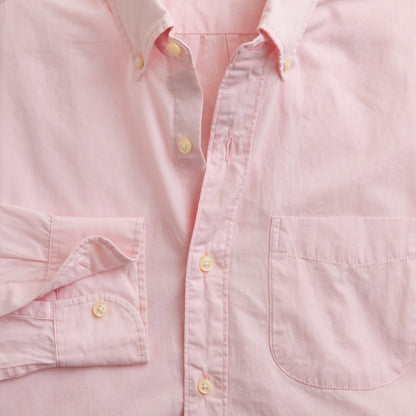 Men Secret Wash cotton poplin shirt - J.Crew