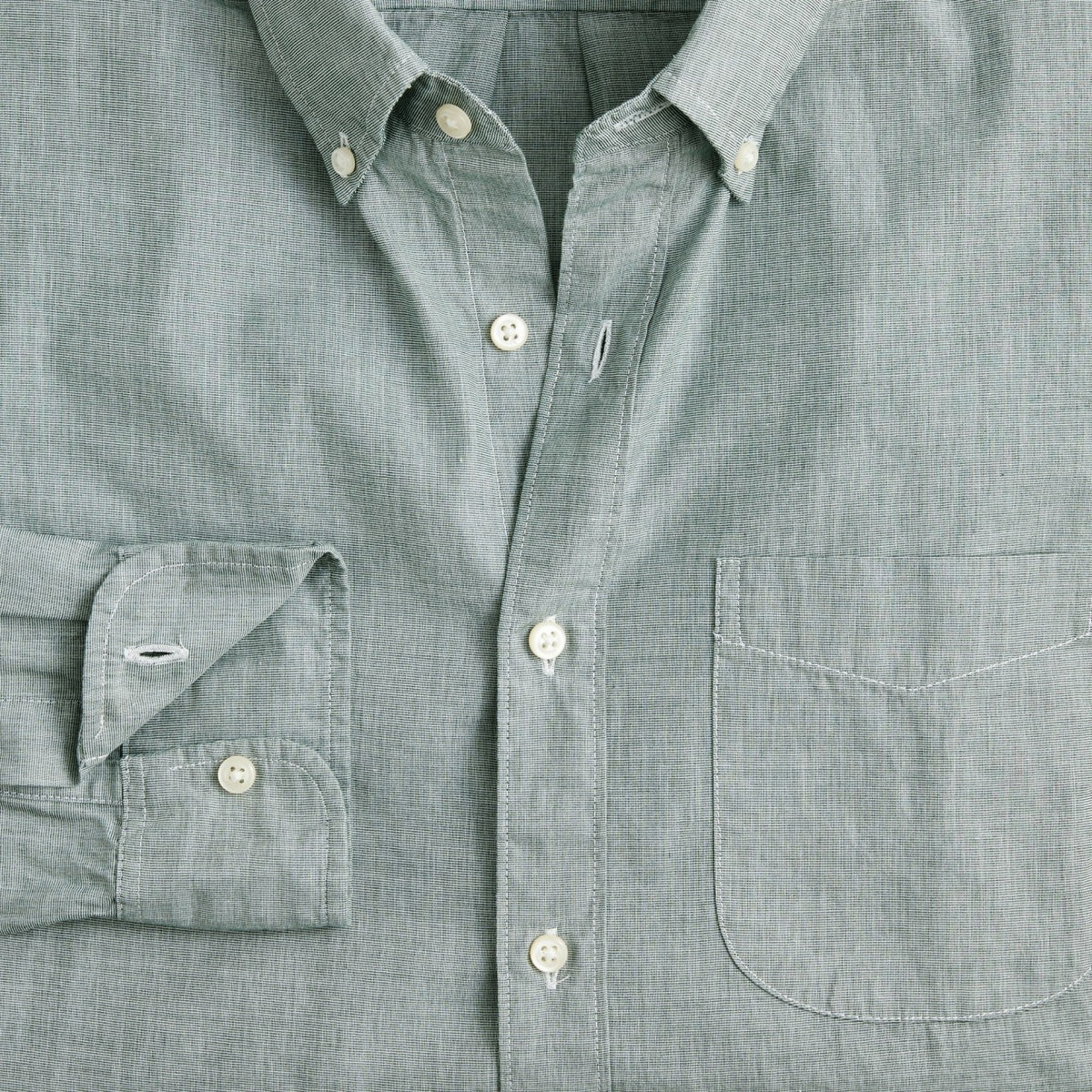 Men Secret Wash cotton poplin shirt - J.Crew