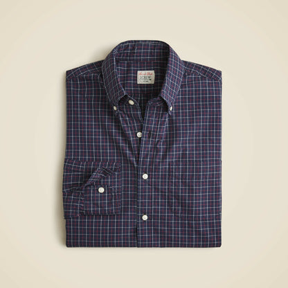 Men Secret Wash cotton poplin shirt - J.Crew