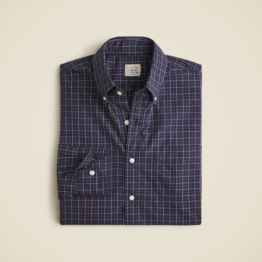 Men Secret Wash cotton poplin shirt - J.Crew