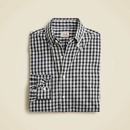 Men Secret Wash cotton poplin shirt - J.Crew