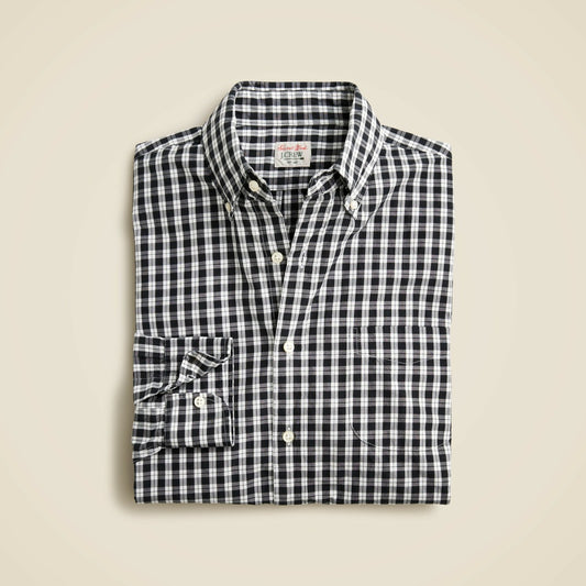 Men Secret Wash cotton poplin shirt - J.Crew