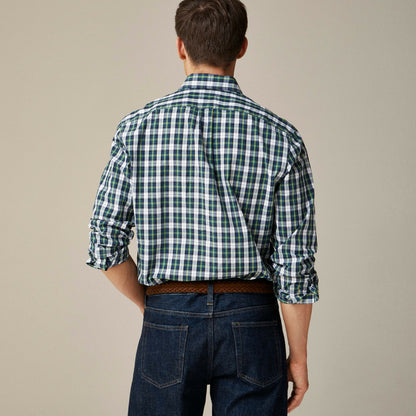 Men Secret Wash cotton poplin shirt - J.Crew