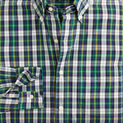 Men Secret Wash cotton poplin shirt - J.Crew