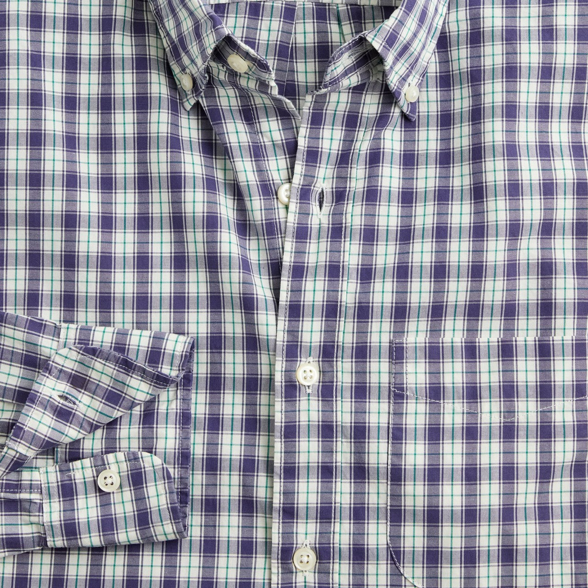Men Secret Wash cotton poplin shirt - J.Crew