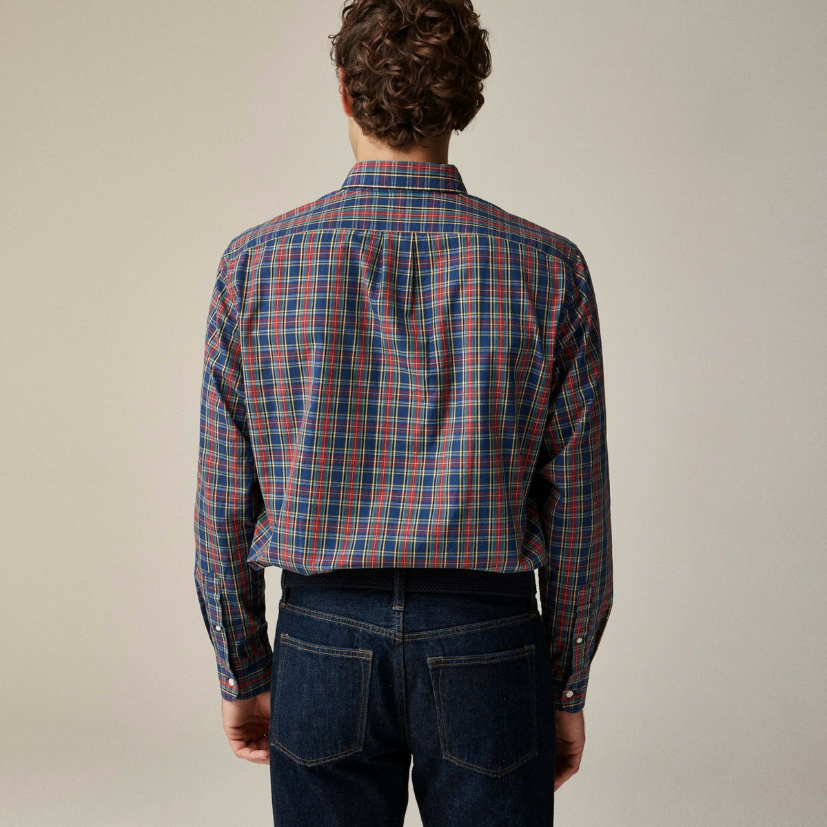 Men Secret Wash cotton poplin shirt - J.Crew