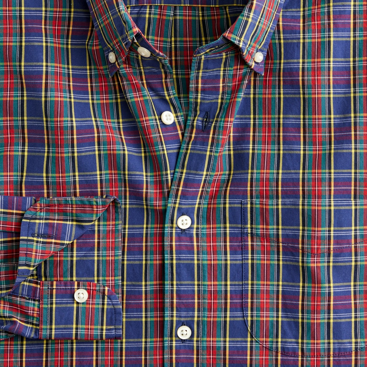 Men Secret Wash cotton poplin shirt - J.Crew