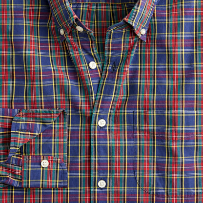 Men Secret Wash cotton poplin shirt - J.Crew