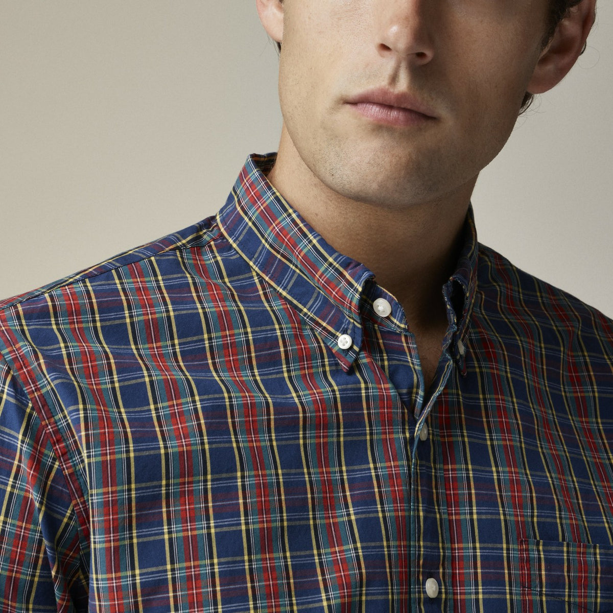 Men Secret Wash cotton poplin shirt - J.Crew