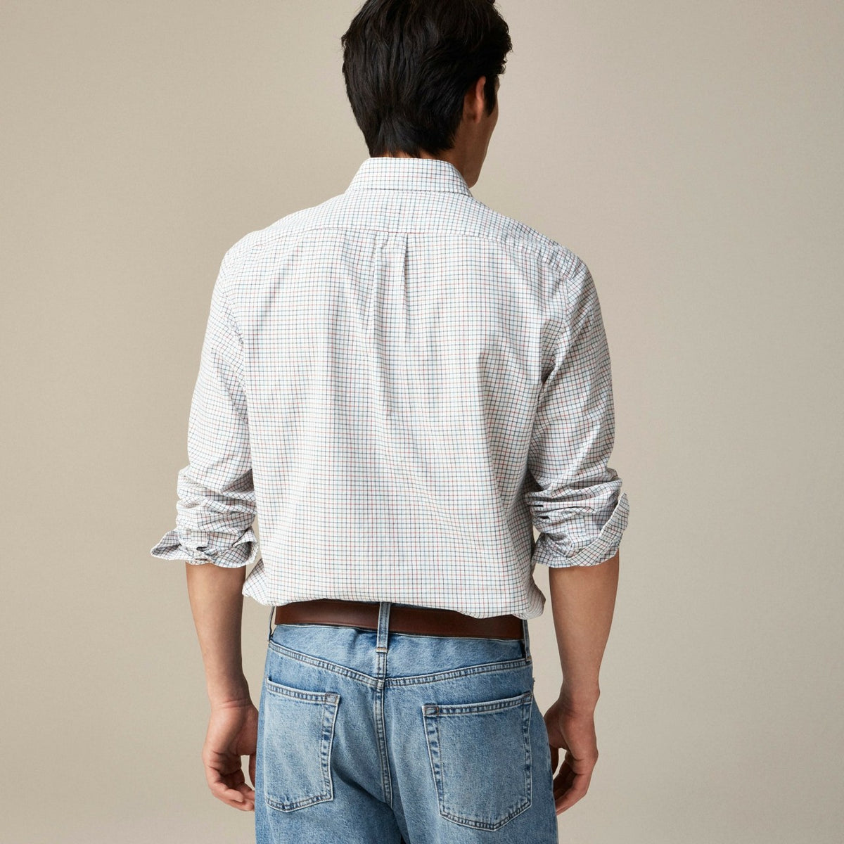 Men Secret Wash cotton poplin shirt - J.Crew