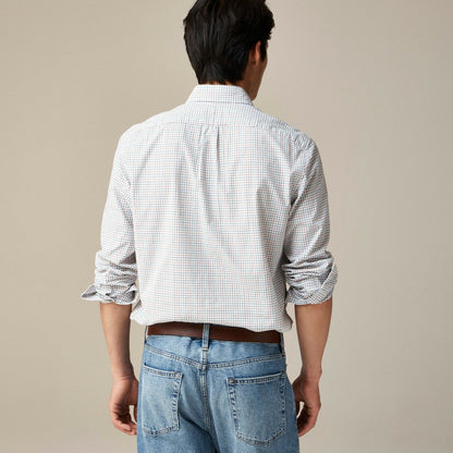 Men Secret Wash cotton poplin shirt - J.Crew
