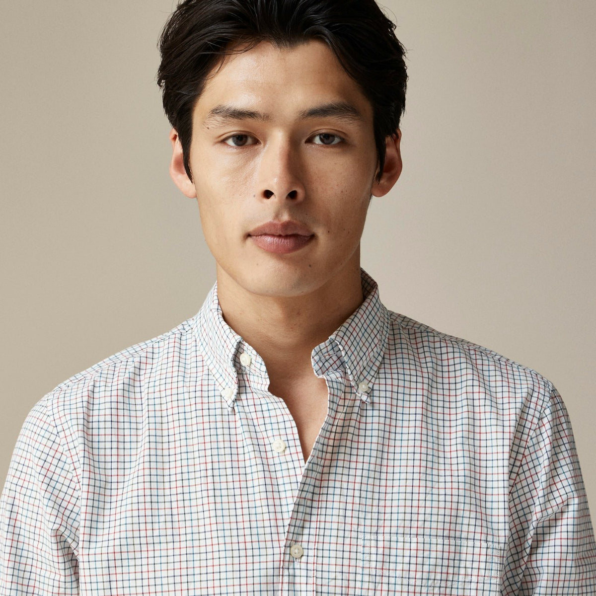 Men Secret Wash cotton poplin shirt - J.Crew