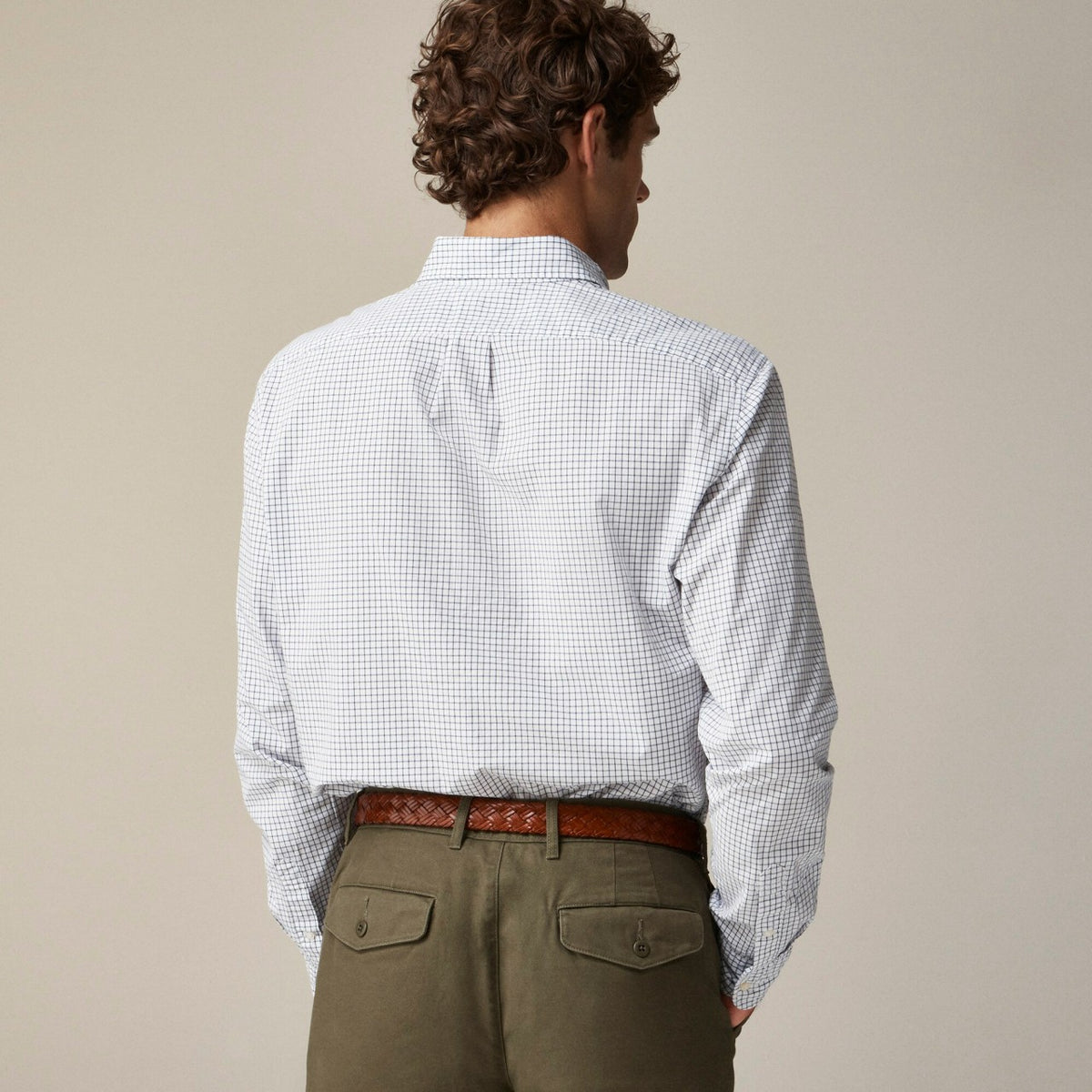 Men Secret Wash cotton poplin shirt - J.Crew