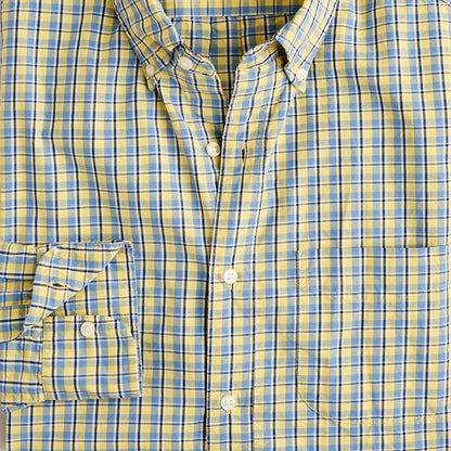 Men Slim Secret Wash cotton poplin shirt - J.Crew
