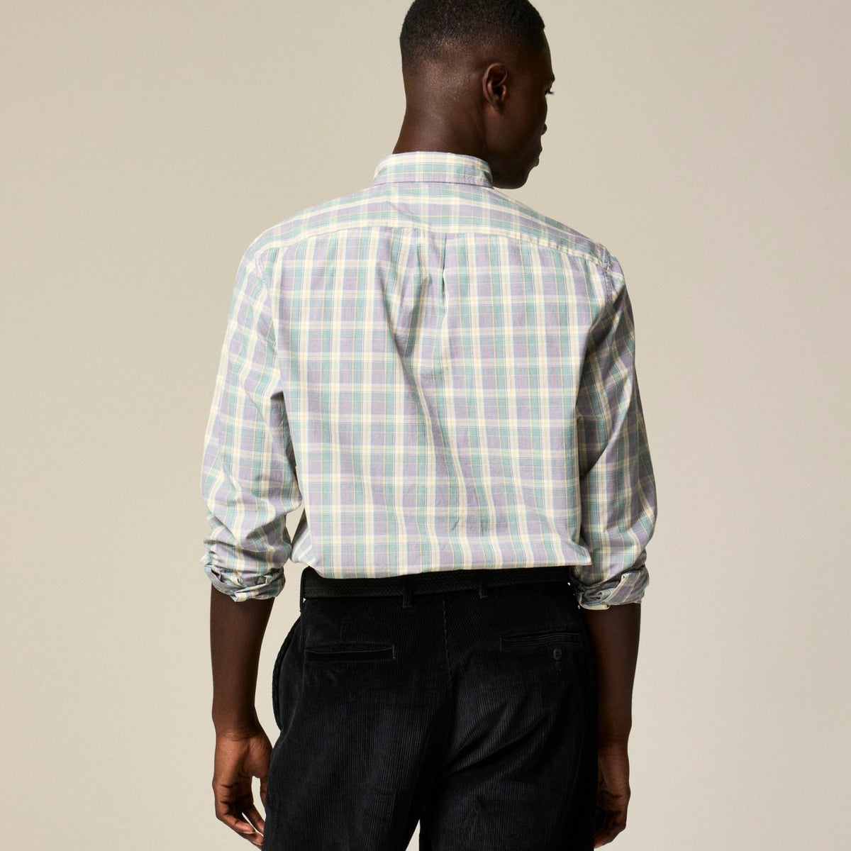 Men Secret Wash cotton poplin shirt - J.Crew