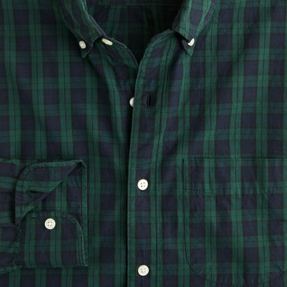 Men Secret Wash cotton poplin shirt - J.Crew