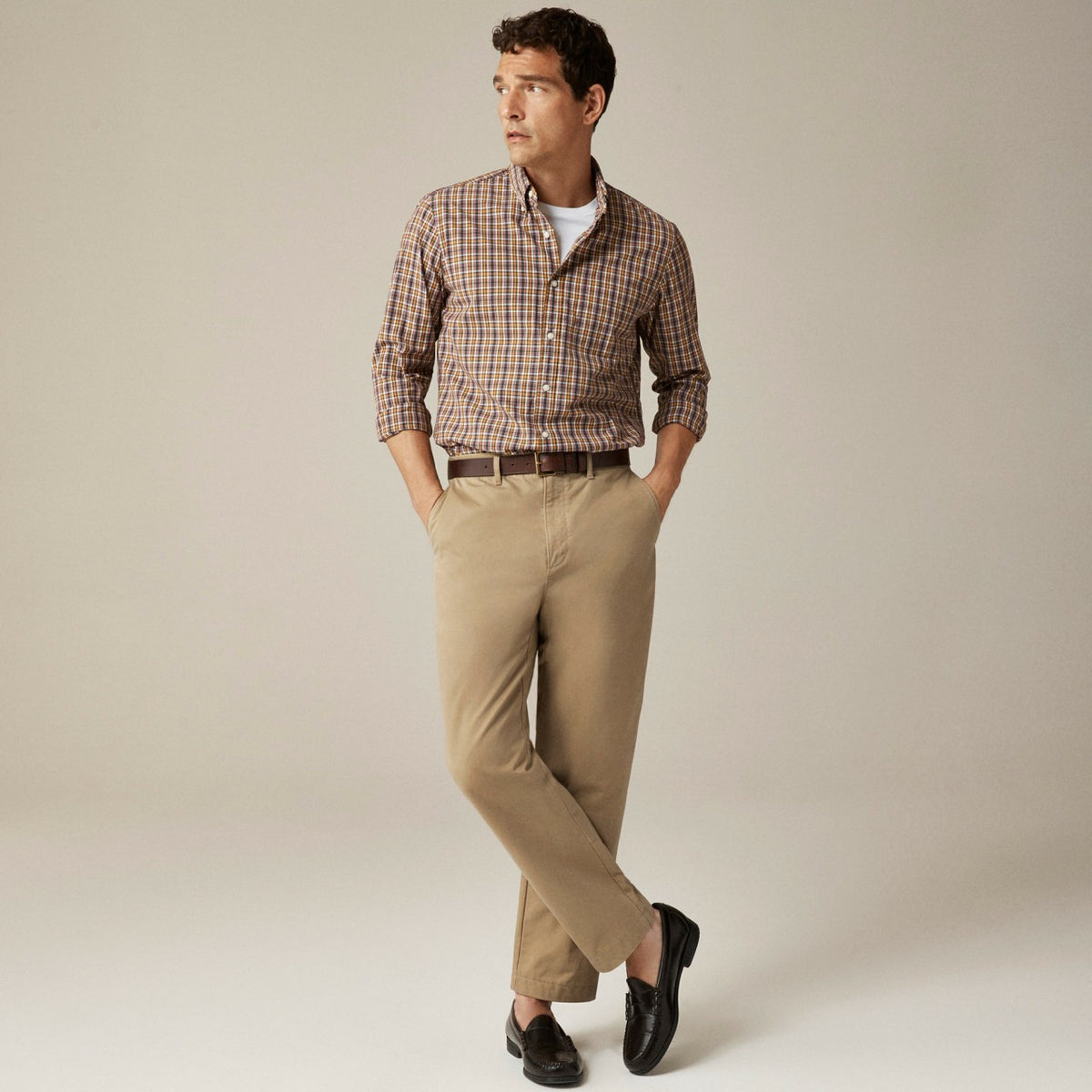Men Secret Wash cotton poplin shirt - J.Crew