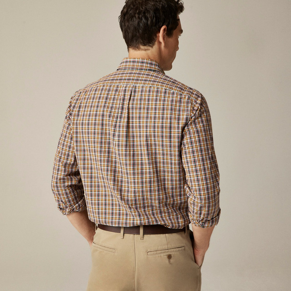 Men Secret Wash cotton poplin shirt - J.Crew