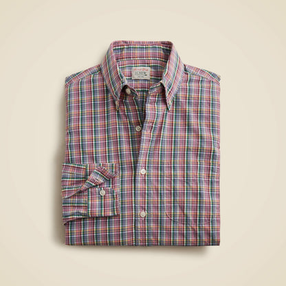 Men Secret Wash cotton poplin shirt - J.Crew