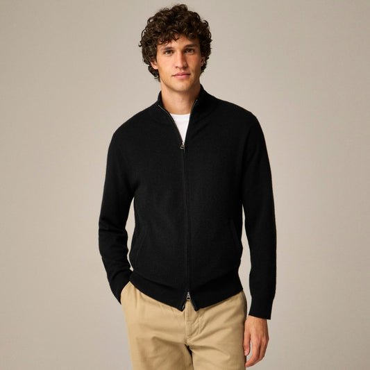 Men Cashmere full-zip sweater - J.Crew