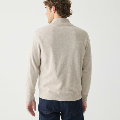Men Cashmere full-zip sweater - J.Crew