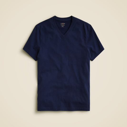 Men Sueded cotton V-neck T-shirt - J.Crew
