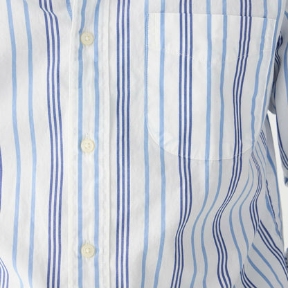 Men Secret Wash cotton poplin shirt in stripe - J.Crew