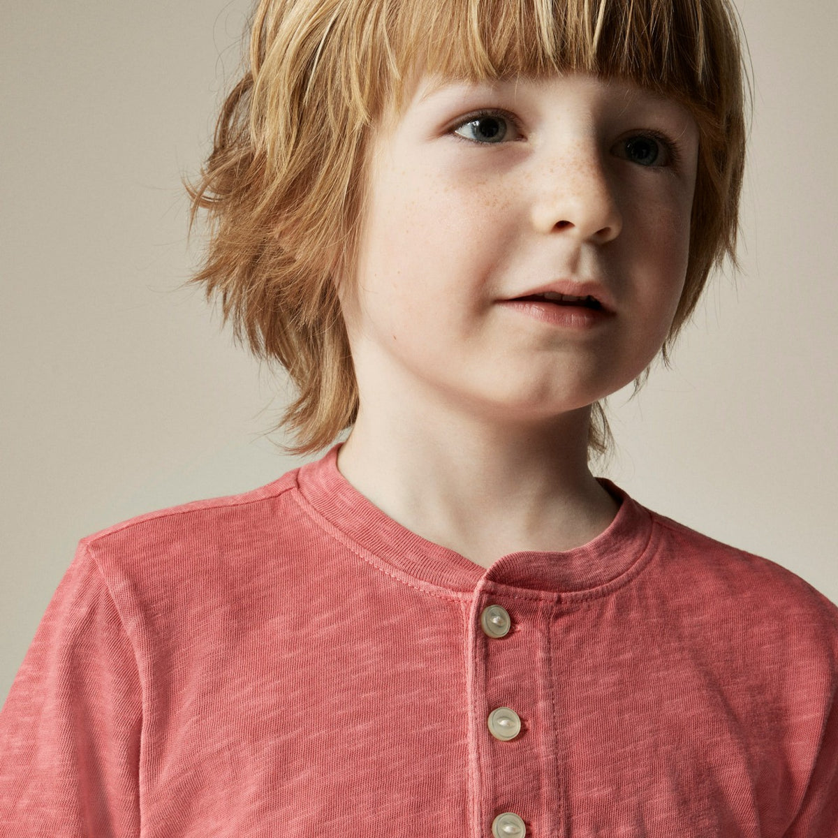 Kids Kids' short-sleeve garment-dyed henley - J.Crew