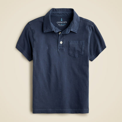 Kids Kids' new short-sleeve garment-dyed polo shirt - J.Crew