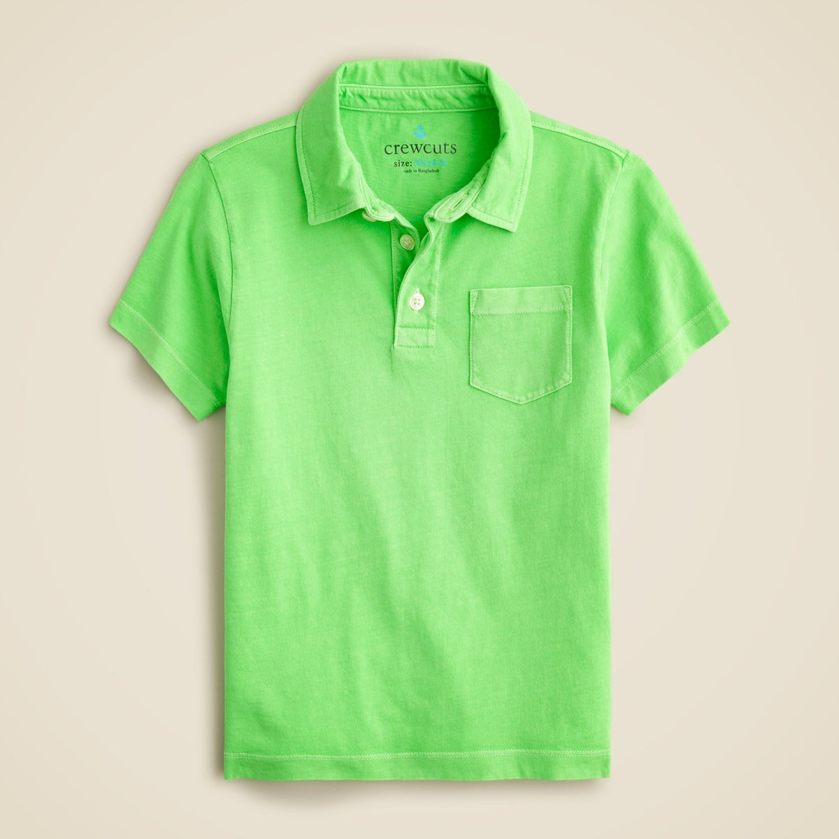 Kids Kids' new short-sleeve garment-dyed polo shirt - J.Crew