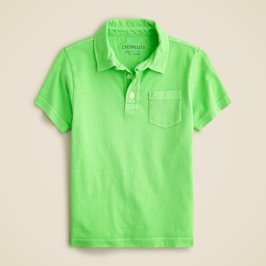 Kids Kids' new short-sleeve garment-dyed polo shirt - J.Crew