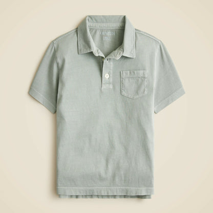 Kids Kids' new short-sleeve garment-dyed polo shirt - J.Crew