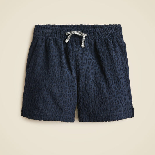 Kids Kids' pull-on short in terry jacquard - J.Crew