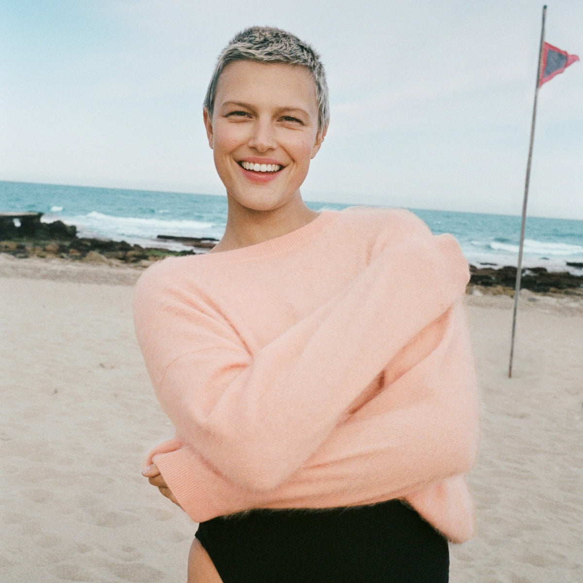 Women Brushed cashmere relaxed crewneck sweater - J.Crew