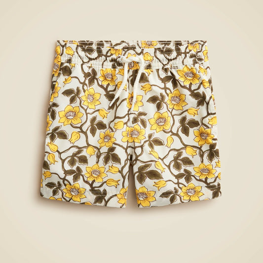 Kids Boys' printed swim trunk with UPF 50+ - J.Crew