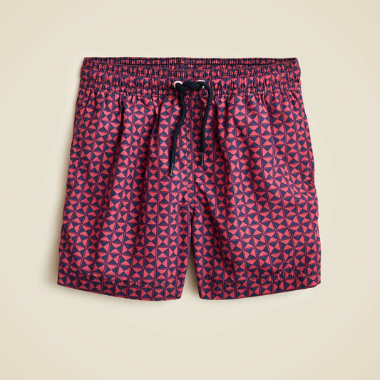 Kids Boys' printed swim trunk with UPF 50+ - J.Crew