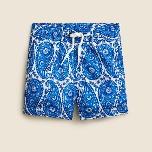Kids Boys' printed swim trunk with UPF 50+ - J.Crew