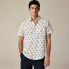 Paisley Dot Ivory Blue
